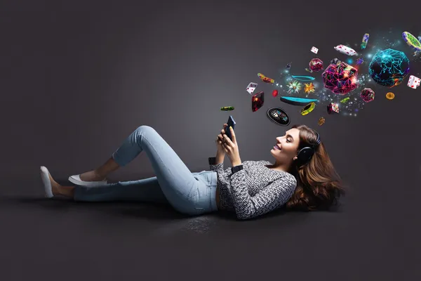 A glowing roulette wheel with cascading chips, symbolizing the engaging live and instant-win games available on ZBZBET.